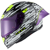 Κράνος NEXX X.R3R GLITCH RACER White/Neon