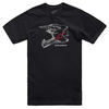 T-Shirt Alpinestars MX Helmet CSF Black