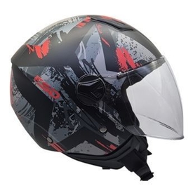 Κράνος FSD700 POISON Black/Grey/Red