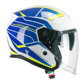 Κράνος CGM 136S RNA RACE Blue Yellow Fluo