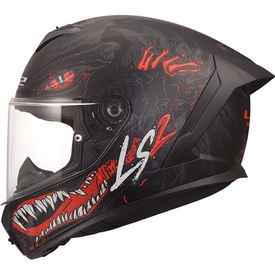 Κράνος LS2 FF820 RAPID III KAIJU II Black Red White
