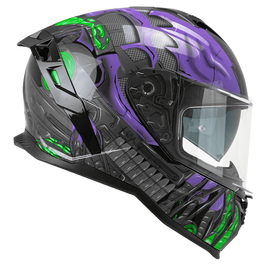 Κράνος CGM 363R SHOT VILAIN Black Violet Green