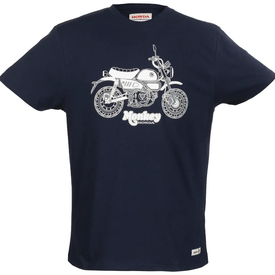 Honda T-Shirt Tribute Monkey Blue