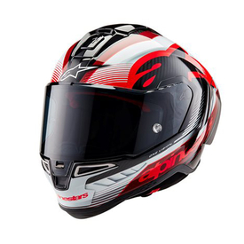 Κράνος Alpinestars Supertech R10 Team Carbon Black Red White