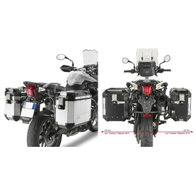 ΠΛΑΙΝΕΣ ΒΑΣΕΙΣ ΒΑΛ.TIGER 800/800XC 2011-13 για ΟUTBACK GIVI