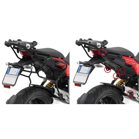 GIVI ΠΛΑΙΝΕΣ ΒΑΣΕΙΣ MULTISTRADA 1200'10 DUCATI