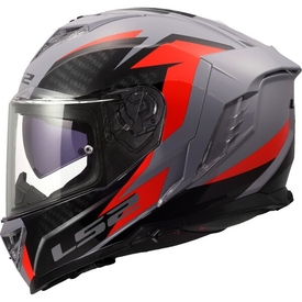 Κράνος LS2 FF818 STORM III DYNAMO Gloss Grey Red