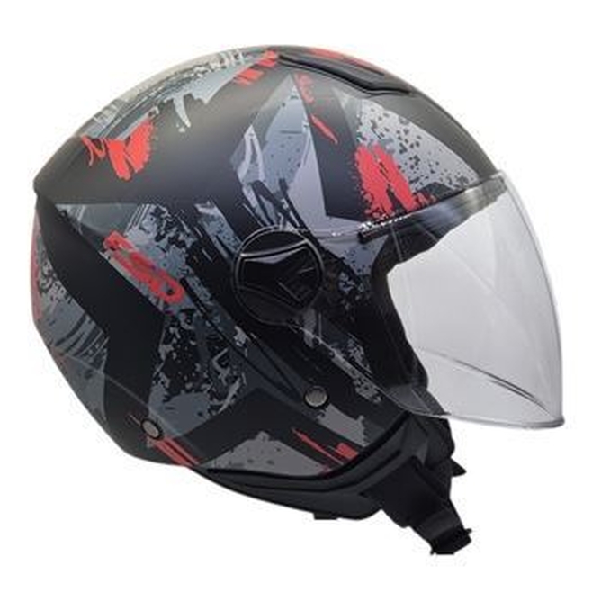 Κράνος FSD700 POISON Black/Grey/Red