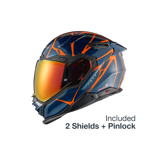 Κράνος NEXX X.WST3 B-SIDE Blue Teal/Orange