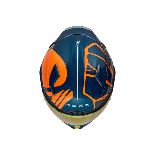 Κράνος NEXX X.WST3 B-SIDE Blue Teal/Orange
