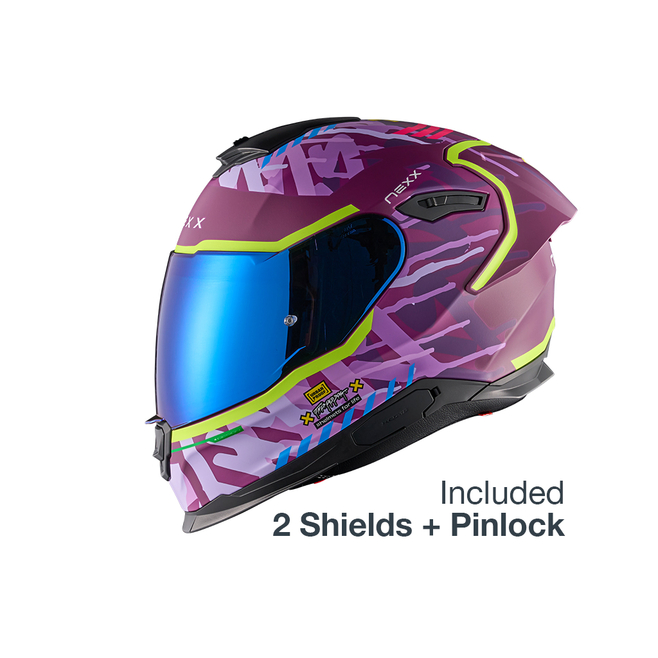 Κράνος NEXX Y.100R URBANGRAM Aubergine Matt