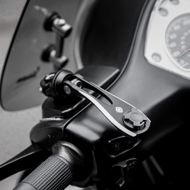 Βάση Στήριξης X-GUARD Small Tube A+ Αλουμινίου Μαύρη