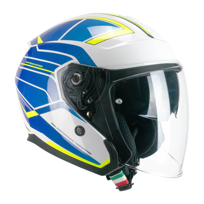 Κράνος CGM 136S RNA RACE Blue Yellow Fluo