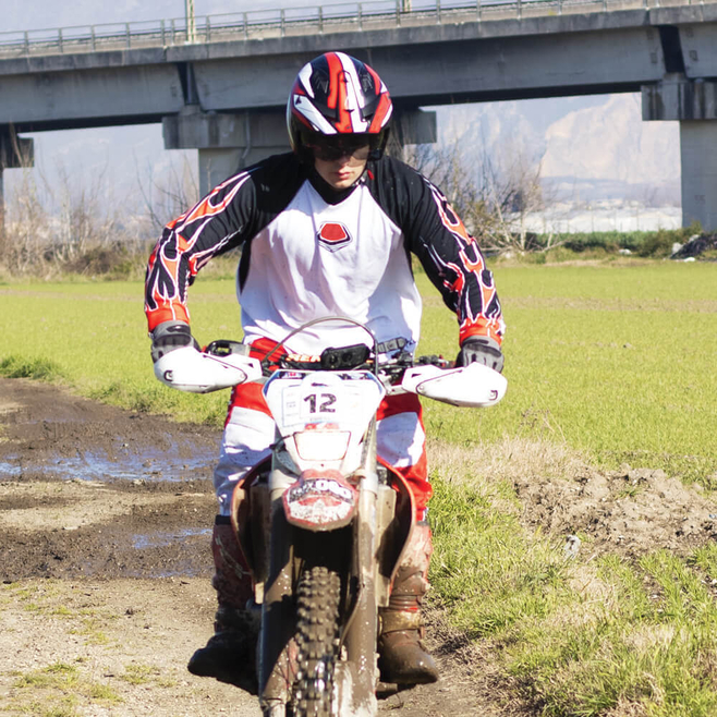 Κράνος CGM RUSH DUAL 155G White/Red