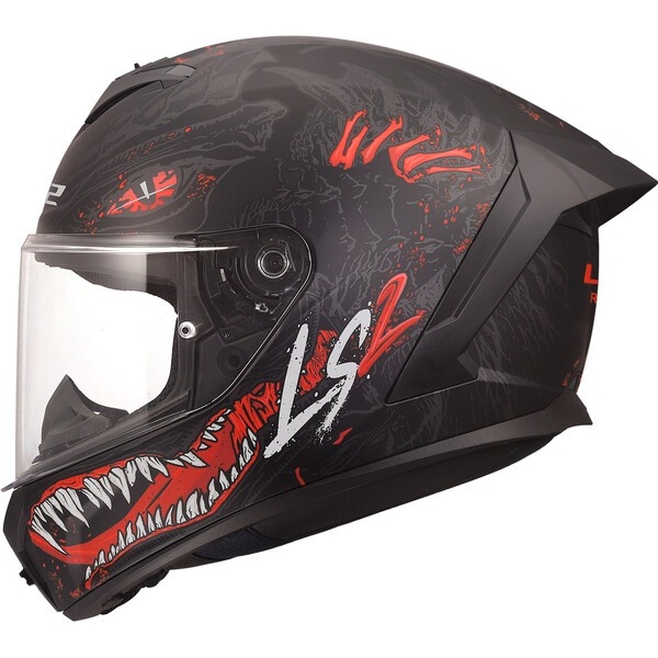 Κράνος LS2 FF820 RAPID III KAIJU II Black Red White