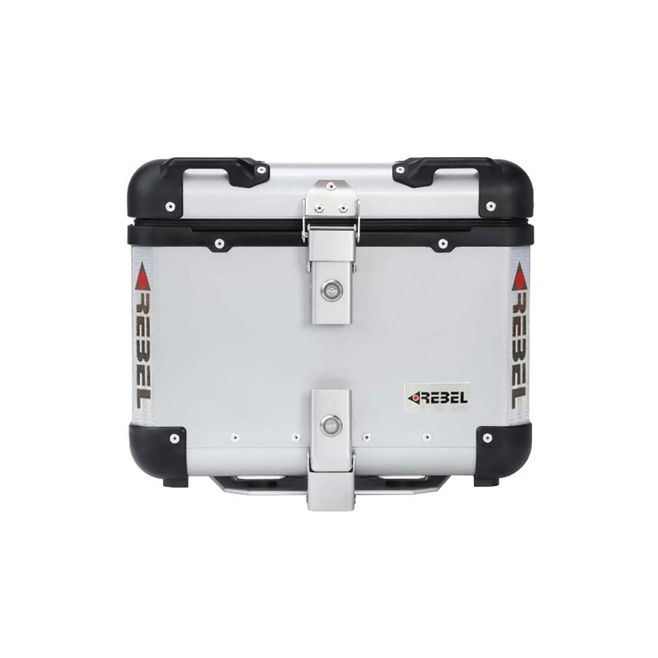 Βαλίτσα Αλουμινίου REBEL Ασημί 42L