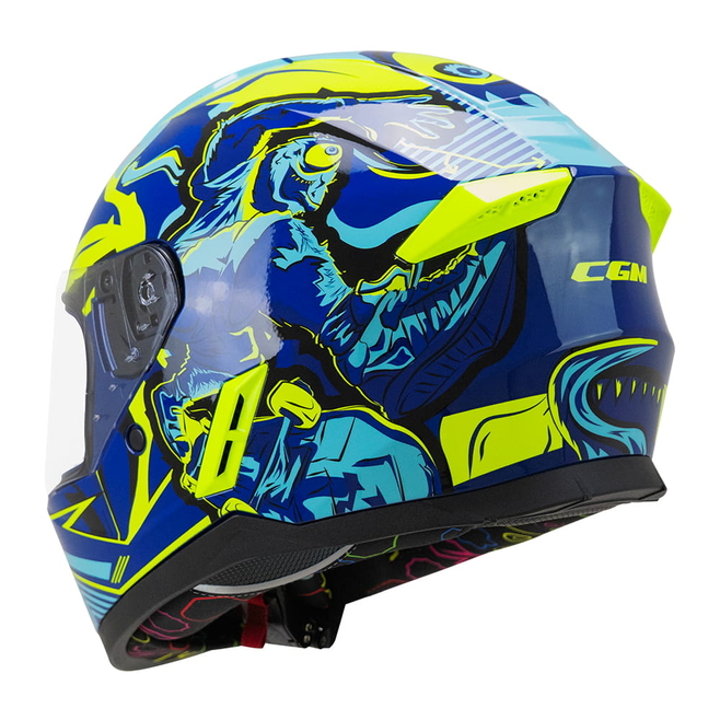 Κράνος CGM 265X MICRO MONSTER Blue Yellow