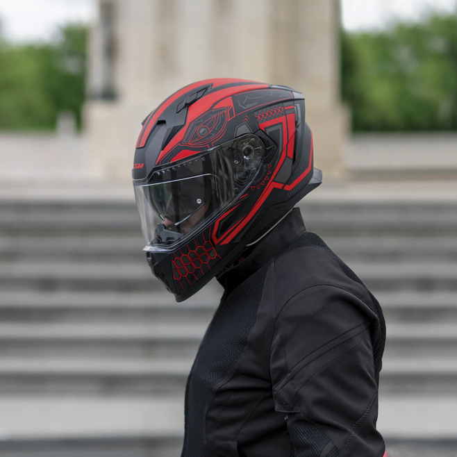 Κράνος CGM BLAST MAYA 311M Black/Red Matt