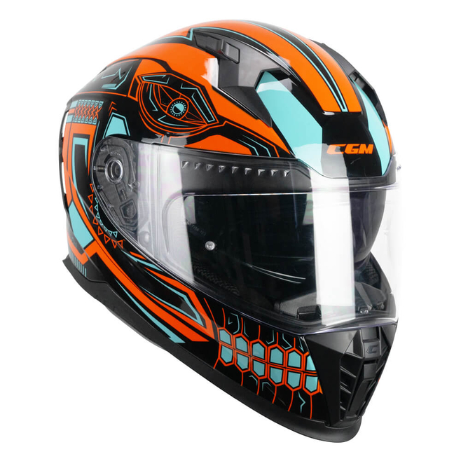 Κράνος CGM BLAST MAYA 311M Black/Orange/Blue