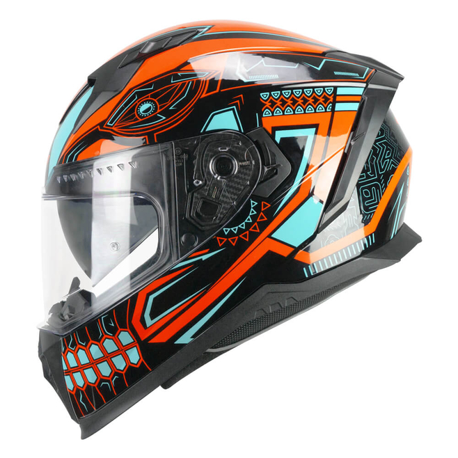 Κράνος CGM BLAST MAYA 311M Black/Orange/Blue