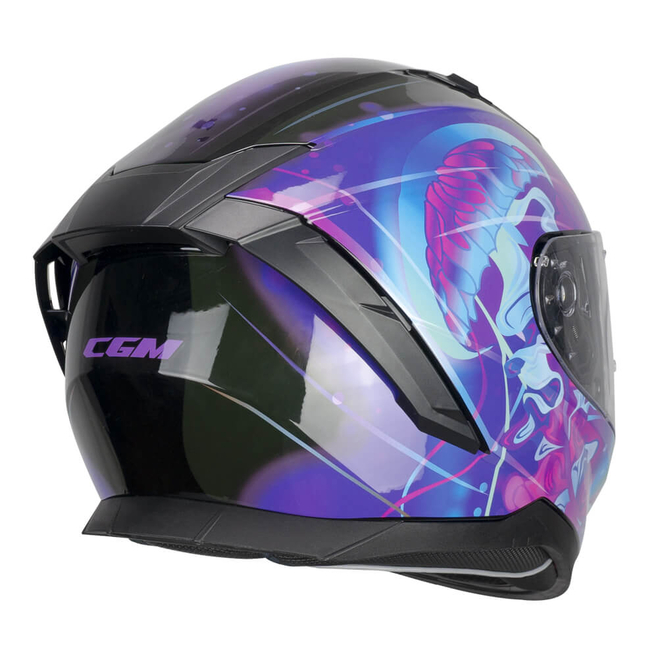 Κράνος CGM BLAST JELLY 311S Black/Violet