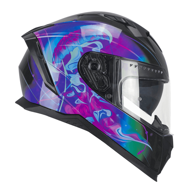 Κράνος CGM BLAST JELLY 311S Black/Violet