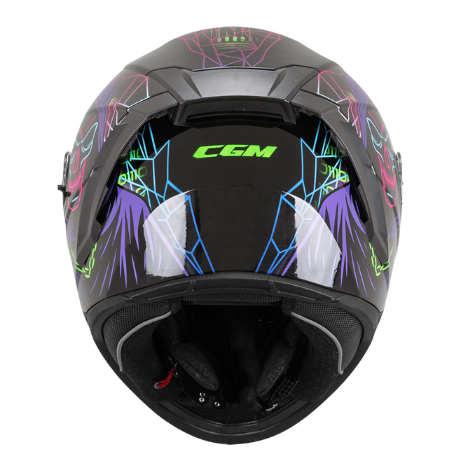 Κράνος CGM 311T BLAST TECH Black Violet Green fluo