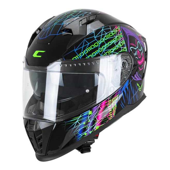 Κράνος CGM 311T BLAST TECH Black Violet Green fluo