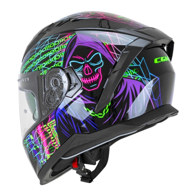 Κράνος CGM 311T BLAST TECH Black Violet Green fluo