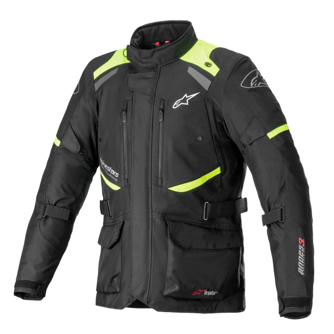 Μπουφάν Alpinestars Andes V3 Drystar® Black/Yellow Fluo