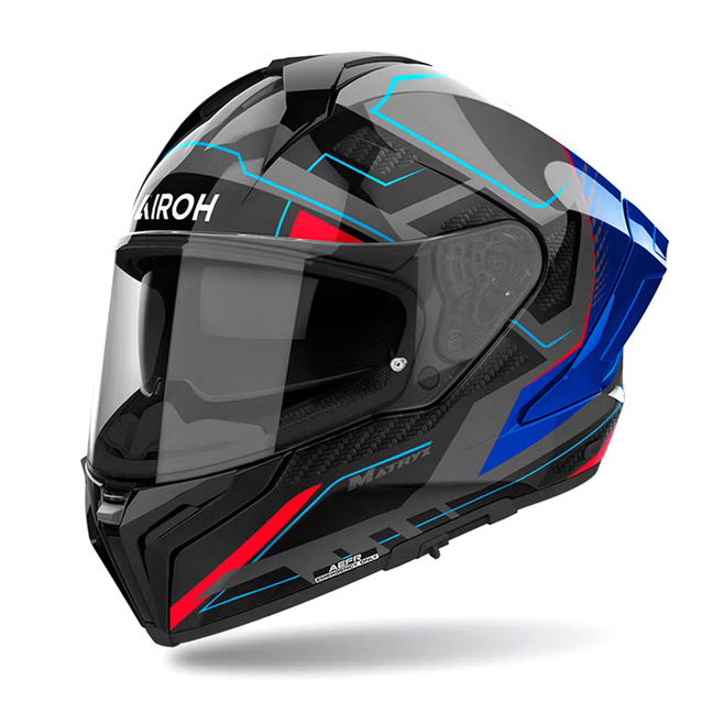 Κράνος AIROH MATRYX ROCKET Blue/Red