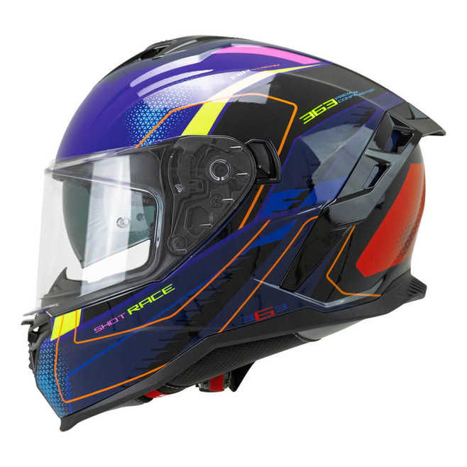 Κράνος CGM 363G SHOT RACE Blue Violet Red