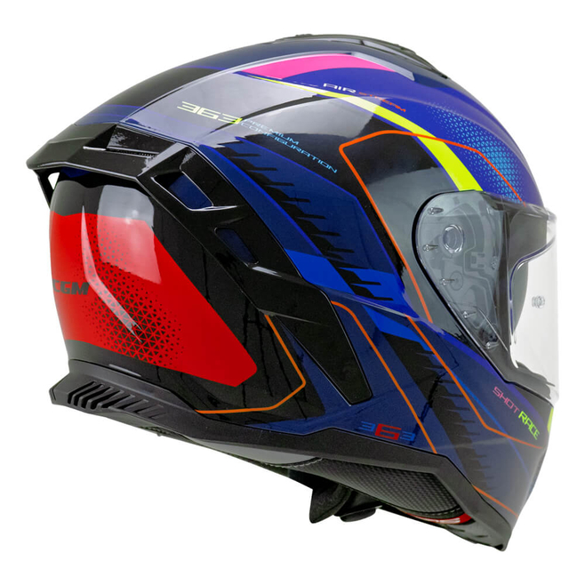 Κράνος CGM 363G SHOT RACE Blue Violet Red
