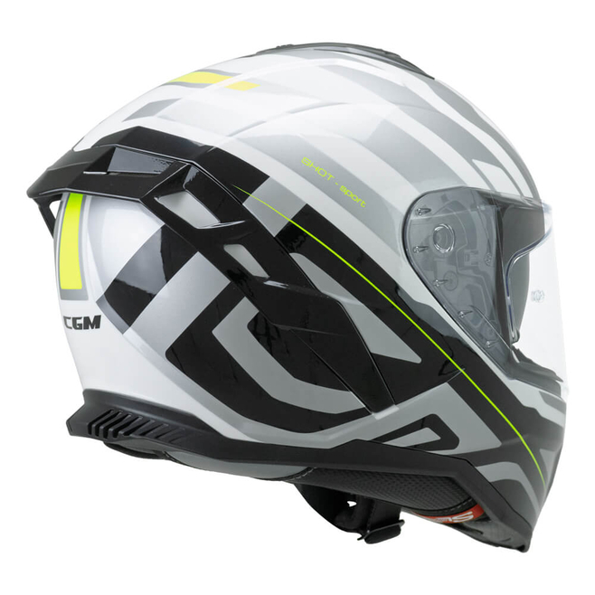 Κράνος CGM 363M SHOT SPORT White Black Yello Fluo
