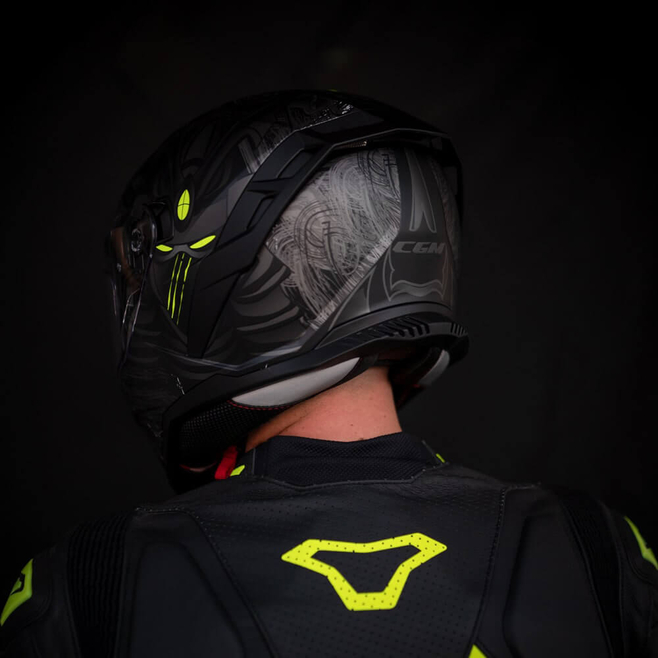 Κράνος CGM SHOT NIPPO 363S Black/Yellow Fluo Matt