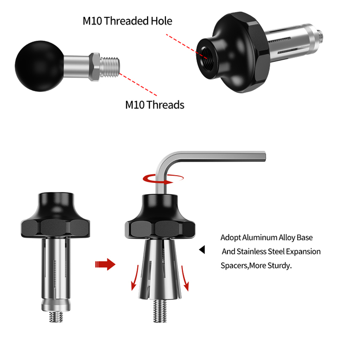 Αντάπτορας Τιμονόπλακας LanParte 14mm