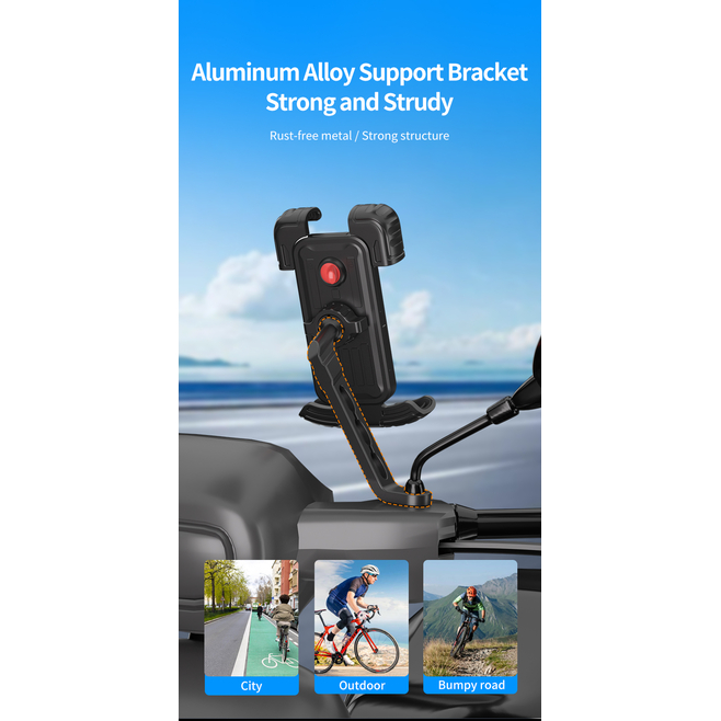 Βάση Κινητού LanParte QPH-02 Καθρέπτη