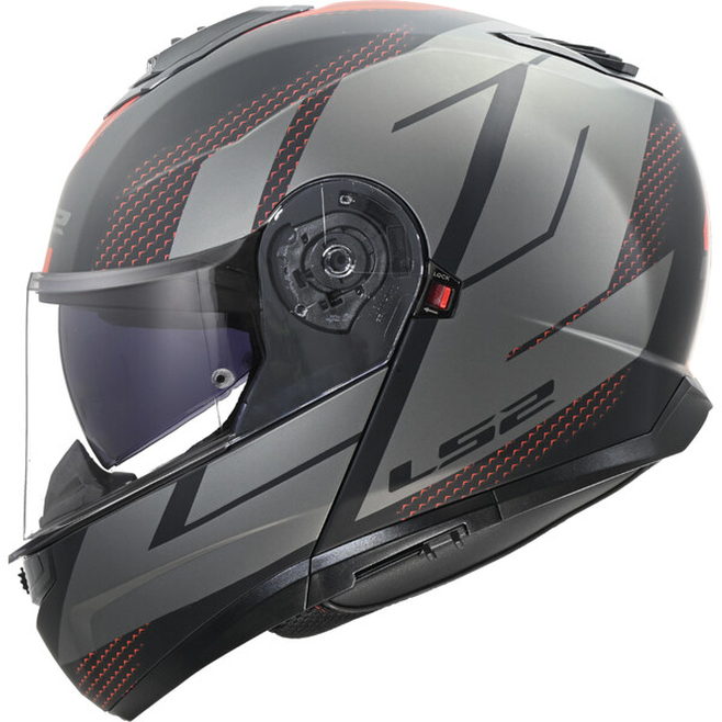 Κράνος LS2 FF908 STROBE II CODE Matt Black Grey