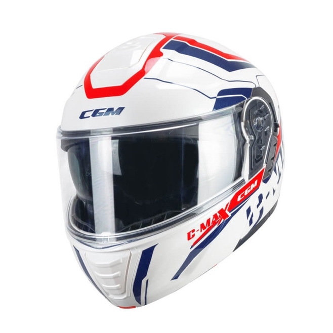 Κράνος CGM 569G CITY White Blue Red