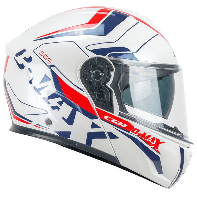 Κράνος CGM 569G CITY White Blue Red