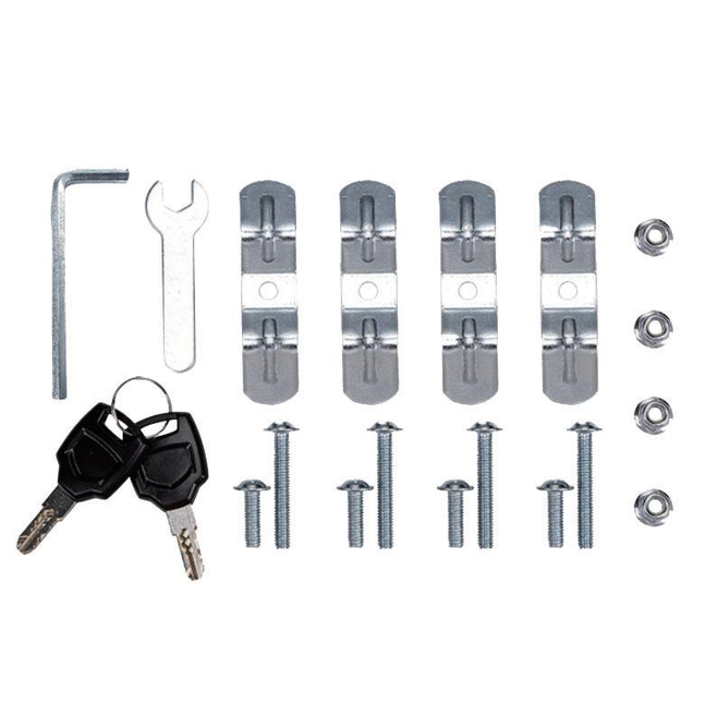 Βαλίτσα Αλουμινίου ΑΝΑΧ X-STYLE Μαύρη 65lt