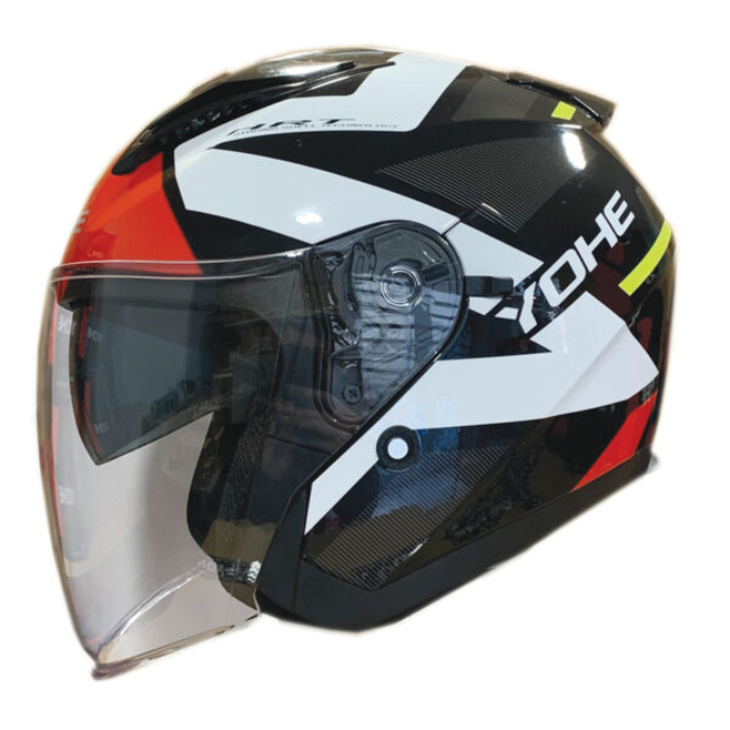 Κράνος YOHE 868 Black/Red/White