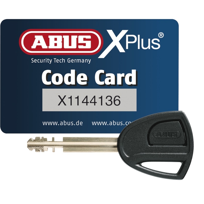 ABUS Granit Detecto X-plus 8077 GD Black Κλειδαριά δισκοφρένου