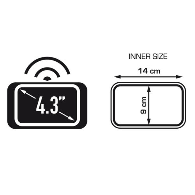 Βάση Smartphone/Gps Givi S953B 4.3 inches