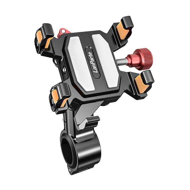 Βάση Κινητού LanParte Β-ΤΧ01 Μεταλλική Τιμονιού Μαύρη