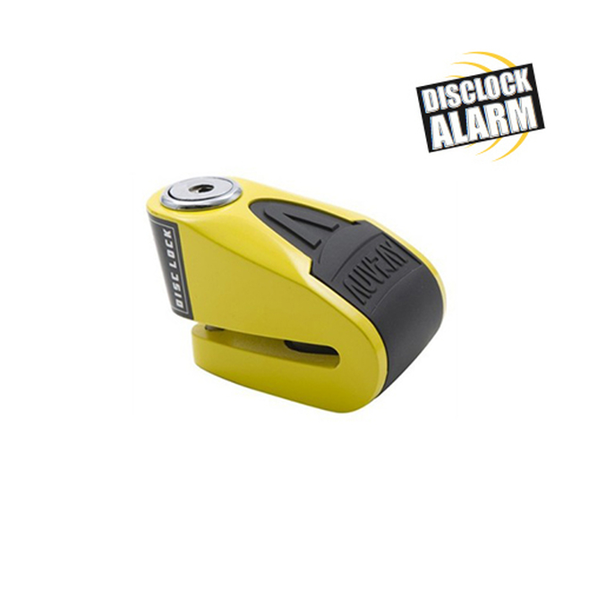 Κλειδαριά δισκοφρένου Auvray B lock 6 Yellow/Black + Alarm 120 db