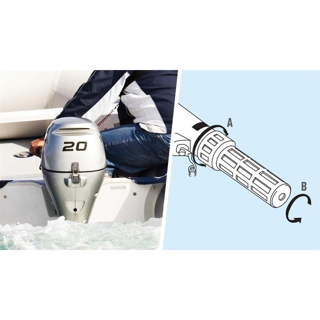 ΕΞΩΛΕΜΒΙΑ ΜΗΧΑΝΗ HONDA BF20 SHU