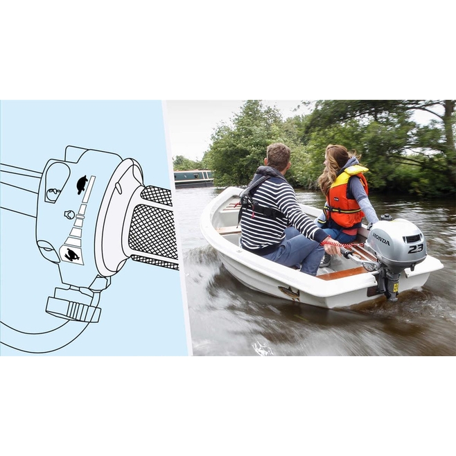 ΕΞΩΛΕΜΒΙΑ ΜΗΧΑΝΗ HONDA BF2.3 SCHU