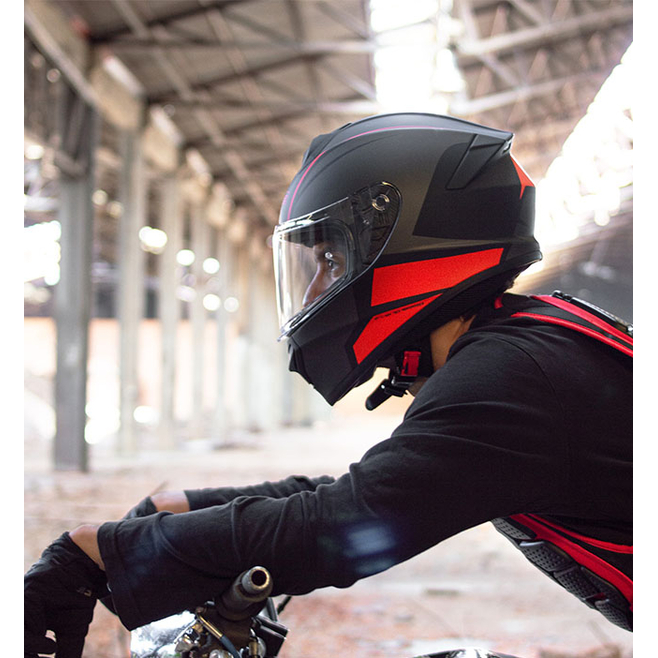 Κράνος Fullface CMS GP4 Forza Red