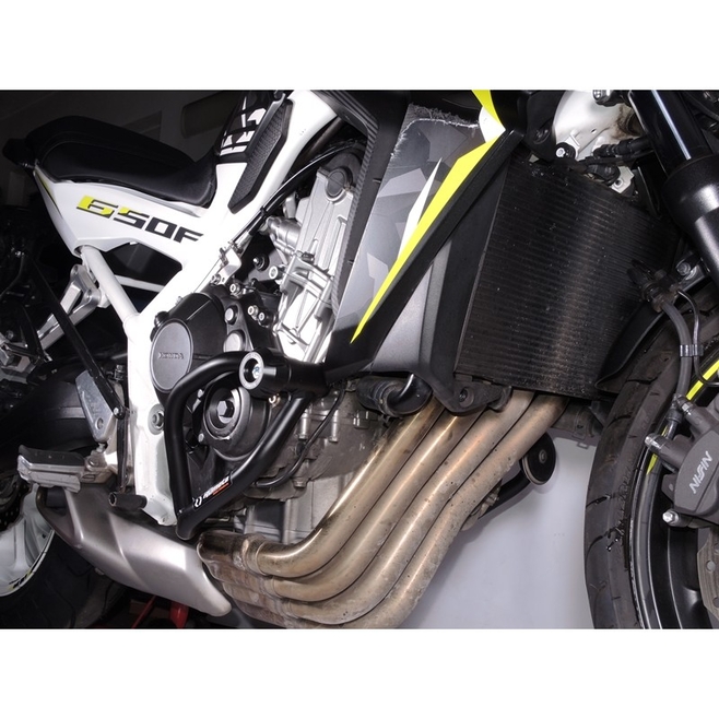 Σετ Προστασία Κινητήρα & Μανιτάρια RDmoto Black Honda CB650F 14-19